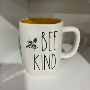 Rae Dunn Bee Kind White and Yellow Mug